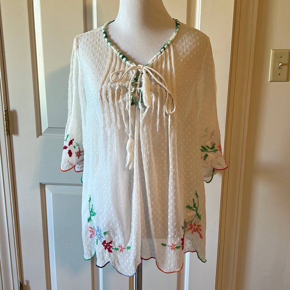 Sheer spring top